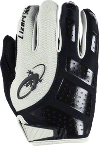 Lizard Skins Monitor SL Gel Full Finger Gloves | Gray/Black Lizard Skins Monitor SL Gel Full Finger Gloves | Gray/Black