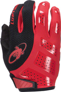 Lizard Skins Monitor SL Gel Full Finger Gloves | Red/Black Lizard Skins Monitor SL Gel Full Finger Gloves | Red/Black