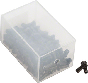 DT Swiss Pro Head Brass Nipples: 2.34 x 14mm, Black, Box of 100 DT Swiss Pro Head Brass Nipples: 2.34 x 14mm, Black, Box of 100