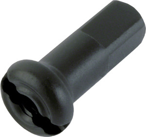 DT Swiss Standard Spoke Nipples - Brass, 1.8 x 12mm, Black, Box of 100 DT Swiss Standard Spoke Nipples - Brass, 1.8 x 12mm, Black, Box of 100