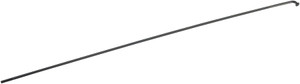 DT Swiss Aero Comp Spoke - 2.0mm, Bladed, 258mm, J-Bend, Black, Each DT Swiss Aero Comp Spoke - 2.0mm, Bladed, 258mm, J-Bend, Black, Each