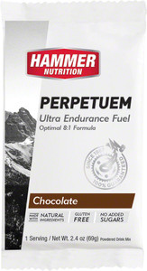 Hammer Perpetuem: Chocolate, 12 Single Serving Packets