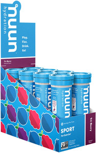 Nuun Sport Hydration Tablets: Tri Berry, Box of 8 Tubes Nuun Sport Hydration Tablets: Tri Berry, Box of 8 Tubes