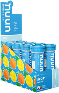 Nuun Sport Hydration Tablets: Tropical Fruit, Box of 8 Tubes Nuun Sport Hydration Tablets: Tropical Fruit, Box of 8 Tubes