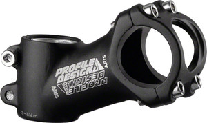 Profile Design Aris Stem - 70mm, 31.8 Clamp, +/-25, 1 1/8", Aluminum, Black