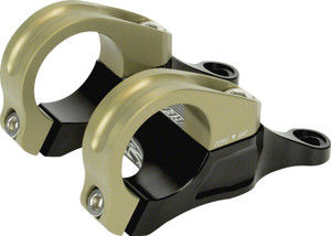 Renthal Integra II Stem - 45mm 31.8 Clamp +/-0 Direct Mount Aluminum Black/Gold Renthal Integra II Stem - 45mm 31.8 Clamp +/-0 Direct Mount Aluminum Black/Gold