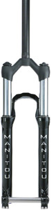 Manitou Circus Comp Suspension Fork - 26", 100 mm, 20 x 100 mm, 41 mm Offset, Gloss Black, Straight Steer