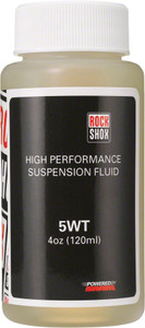 RockShox Suspension Oil, 5wt, 120ml Bottle, Fork Damper RockShox Suspension Oil, 5wt, 120ml Bottle, Fork Damper