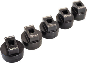 PUSH Industries Chamferless 3/8" Drive Socket Set, 24/26/28/30/32mm PUSH Industries Chamferless 3/8" Drive Socket Set, 24/26/28/30/32mm