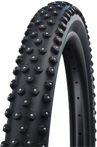 Schwalbe Ice Spiker Pro Tire - 29 x 2.25, Tubeless, Folding, Black, Performance, RaceGuard, Double Defense, 402 Aluminum Studs Schwalbe Ice Spiker Pro Tire - 29 x 2.25, Tubeless, Folding, Black, Performance, RaceGuard, Double Defense, 402 Aluminum Studs