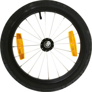 Burley Replacement Wheel: 16", Alloy, Push Button Axle Burley Replacement Wheel: 16", Alloy, Push Button Axle