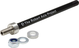 Robert Axle Project Kid Trailer 12mm Thru Axle, Length: 174 or 180mm Thread: 1.75mm Robert Axle Project Kid Trailer 12mm Thru Axle, Length: 174 or 180mm Thread: 1.75mm