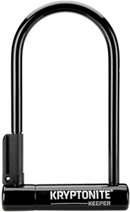 Kryptonite Keeper U-Lock - 4 x 8", Keyed, Black, Includes bracket Kryptonite Keeper U-Lock - 4 x 8", Keyed, Black, Includes bracket