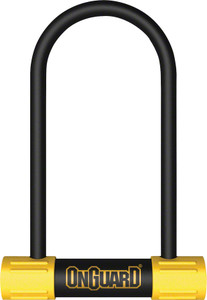 OnGuard BullDog Series U-Lock - 3.5 x 7", Keyed, Black/Yellow, Includes bracket OnGuard BullDog Series U-Lock - 3.5 x 7", Keyed, Black/Yellow, Includes bracket
