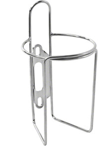 Velo Orange Retro Water Bottle Cage with Tab: Polish Stainless Velo Orange Retro Water Bottle Cage with Tab: Polish Stainless