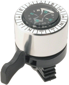 Dimension Compass Bell: Silver/Black Dimension Compass Bell: Silver/Black