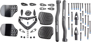 Vision Metron 4D Clip On Aero Bar - Flat M.A.S., S-Bend, Black Vision Metron 4D Clip On Aero Bar - Flat M.A.S., S-Bend, Black