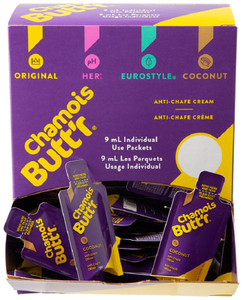 Chamois Butt'r Coconut .3oz POP Box 75 Chamois Butt'r Coconut .3oz POP Box 75
