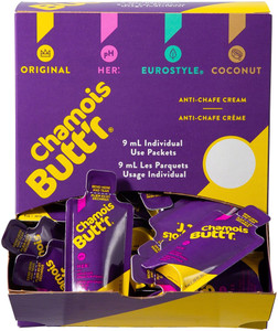 Chamois Butt'r Her': 0.3oz Packet, POP Box of 75 Chamois Butt'r Her': 0.3oz Packet, POP Box of 75
