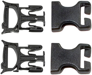Ortlieb Repair Buckles: Fits 25mm Straps. Male and Female Buckle Set, sold in pairs, Black Ortlieb Repair Buckles: Fits 25mm Straps. Male and Female Buckle Set, sold in pairs, Black
