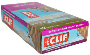 Clif Bar Original: Chocolate Chip Peanut Crunch Box of 12 Clif Bar Original: Chocolate Chip Peanut Crunch Box of 12