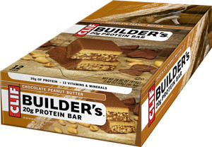 Clif Builder's Bar: Chocolate Peanut Butter Box of 12 Clif Builder's Bar: Chocolate Peanut Butter Box of 12