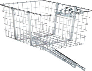 Wald 157 Front Giant Delivery Basket: Silver Wald 157 Front Giant Delivery Basket: Silver