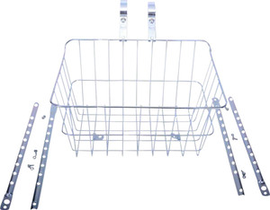 Wald 1512 Front Basket with Adjustable Legs, Silver Wald 1512 Front Basket with Adjustable Legs, Silver