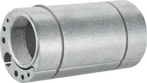 Problem Solvers Bushnell Eccentric Bottom Bracket - Classic Fat, 100mm x 54mm Silver