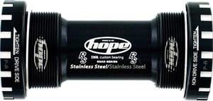 Hope External Bottom Bracket with Stainless Bearings for 68/73mm, Black, for 30mm SpindleCranks Hope External Bottom Bracket with Stainless Bearings for 68/73mm, Black, for 30mm SpindleCranks