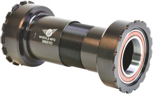 Wheels Manufacturing 386 EVO Bottom Bracket with Angular Contact Bearings for 24mm (Shimano) Spindles Wheels Manufacturing 386 EVO Bottom Bracket with Angular Contact Bearings for 24mm (Shimano) Spindles