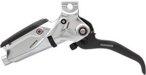 SRAM G2 Ultimate Disc Brake Lever Assembly - Carbon Lever, Polar Grey Anodized, A2 SRAM G2 Ultimate Disc Brake Lever Assembly - Carbon Lever, Polar Grey Anodized, A2