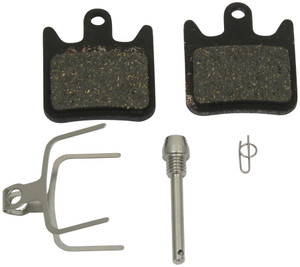 Hope X2 Organic Disc Brake Pad with Alloy Back Plate: 2 Piston Pads Hope X2 Organic Disc Brake Pad with Alloy Back Plate: 2 Piston Pads