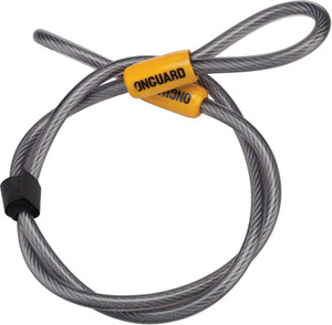 OnGuard Akita Cable: 4' x 10mm, Gray/Orange OnGuard Akita Cable: 4' x 10mm, Gray/Orange