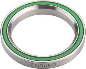 Enduro 1-3/8" 45 x 45 Degree Stainless Steel Angular Contact Bearing, 37mm ID x 49mm ID x 7mm