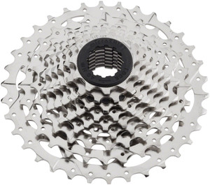 microSHIFT H09 Cassette - 9 Speed, 11-25t, Silver, Nickel Plated microSHIFT H09 Cassette - 9 Speed, 11-25t, Silver, Nickel Plated