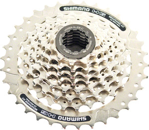 Shimano CS-HG41 Cassette - 8 Speed, 11-34t, Silver, Mega Range Shimano CS-HG41 Cassette - 8 Speed, 11-34t, Silver, Mega Range