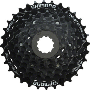 Shimano Tourney CS-HG200 Cassette - 8 Speed, 12-32t, Black Shimano Tourney CS-HG200 Cassette - 8 Speed, 12-32t, Black