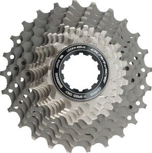 Shimano Dura Ace CS-R9100 Cassette - 11 Speed, 11-25t, Silver/Gray Shimano Dura Ace CS-R9100 Cassette - 11 Speed, 11-25t, Silver/Gray