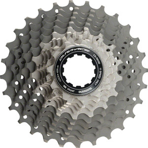 Shimano Dura Ace CS-R9100 Cassette - 11 Speed, 11-28t, Silver/Gray Shimano Dura Ace CS-R9100 Cassette - 11 Speed, 11-28t, Silver/Gray