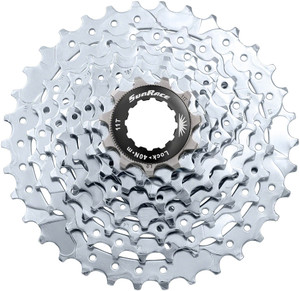 SunRace M55 Cassette - 8-Speed, 11-32t, Zinc SunRace M55 Cassette - 8-Speed, 11-32t, Zinc