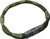 Abus 8808C Chain Lock - Combination, 2.8', 8mm Square, Green Abus 8808C Chain Lock - Combination, 2.8', 8mm Square, Green