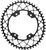absoluteBLACK Oval 110 BCD Gravel Chainring - 48t, 110 Shimano Asymmetric BCD, 4-Bolt, Narrow-Wide, Black