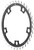 Dimension Multi Speed 36t x 110mm Middle Chainring Black