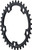 Dimension 39t x 110mm Middle Chainring Black