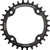 Wolf Tooth 96 Symmetrical BCD Chainring - 30t, 96 BCD, 4-Bolt, Drop-Stop, For Shimano Cranks, Black