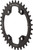 Wolf Tooth Elliptical 96 BCD Chainring - 34t, 96 Asymmetric BCD, 4-Bolt, Drop-Stop, For Shimano XT M8000 and SLX M7000 Cranks, Black