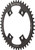 Wolf Tooth Shimano 110 Asymmetric BCD Chainring - 44t, 110 Asymmetric BCD, 4-Bolt, Drop-Stop, For Shimano Cranks, Black