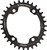 Wolf Tooth Elliptical 96 BCD Chainring - 32t, 96 Asymmetric BCD, 4-Bolt, Drop-Stop, For Shimano XTR M9000 and M9020 Cranks, Black