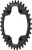 Wolf Tooth 96 BCD Chainring - 32t, 96 Asymmetric BCD, 4-Bolt, For Shimano Cranks, Use 12-Speed Hyperglide+ Chain, Black